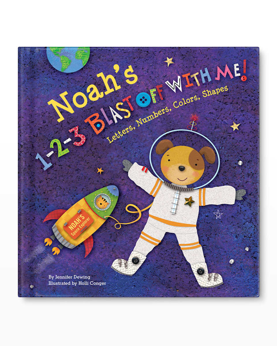 1-2-3 Blast Off Books by Maia Haag, Personalized