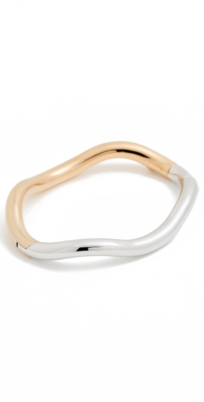 Charlotte Chesnais Wave Bracelet Vermeil & Argent