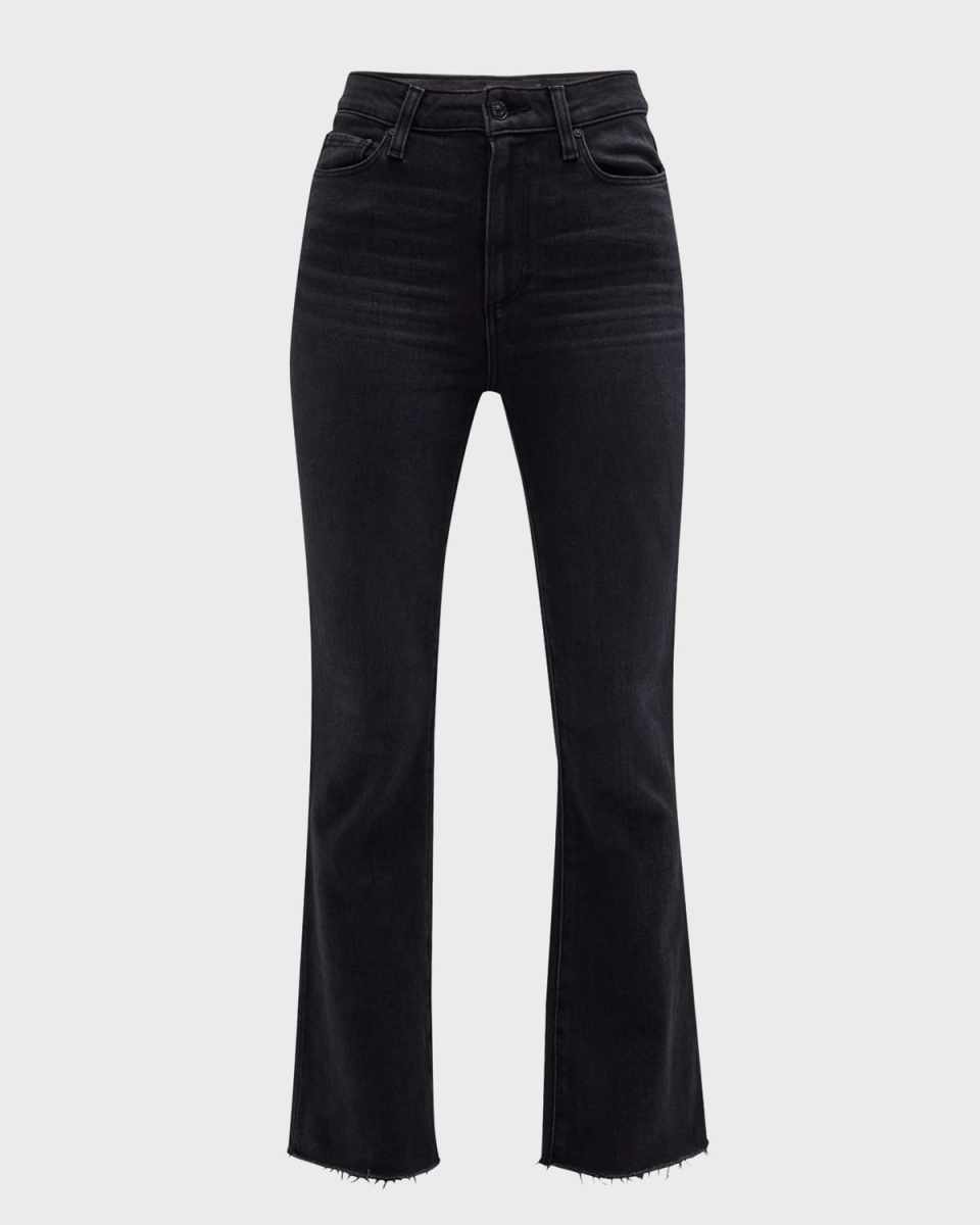 Claudine Ankle Flare Raw Hem Jeans