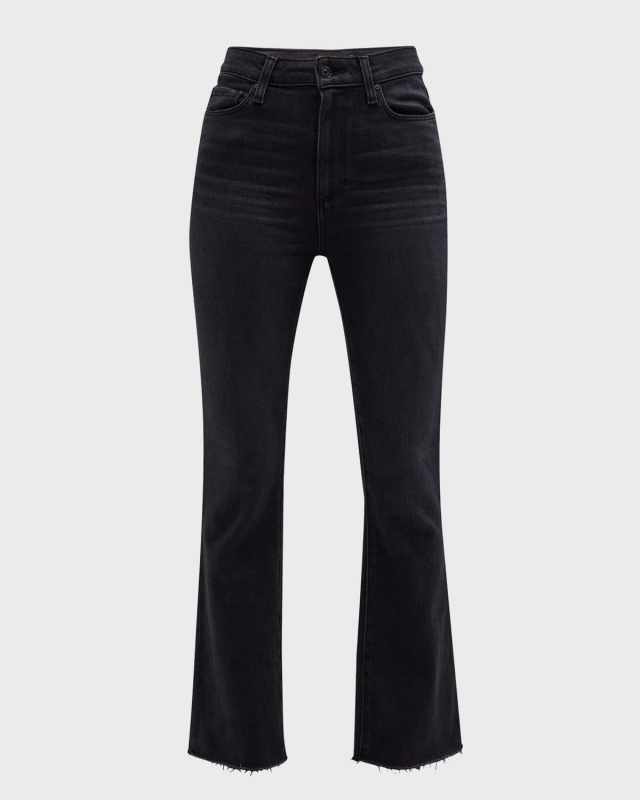 Claudine Ankle Flare Raw Hem Jeans