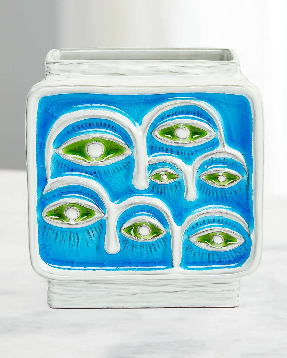 Glass Menagerie Eyes Vase