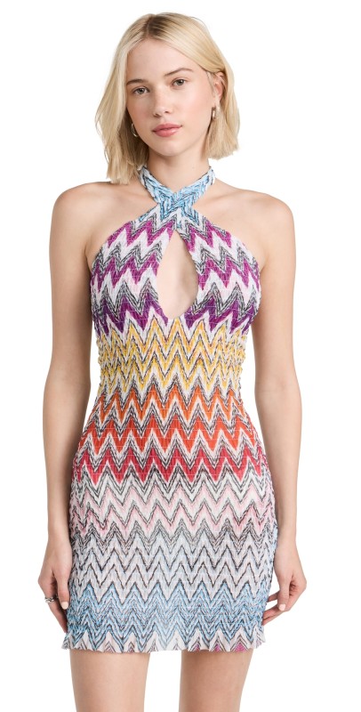 Missoni Short Cover Up Macro Multi Degrade' Chevron