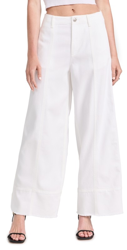 rag & bone Featherweight Arianna Palazzo Pants White
