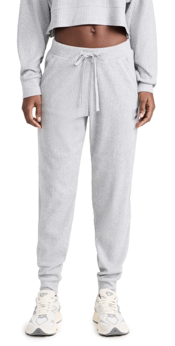 Alo Yoga Muse Sweatpants Athletic Heather Grey