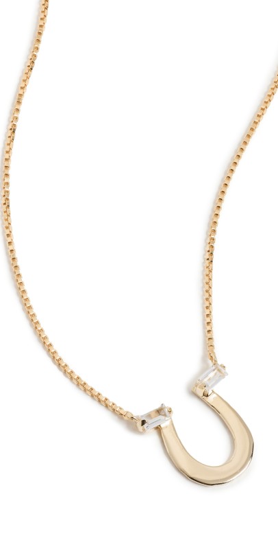 Jennifer Zeuner Jewelry Maverick Necklace White Sapphir