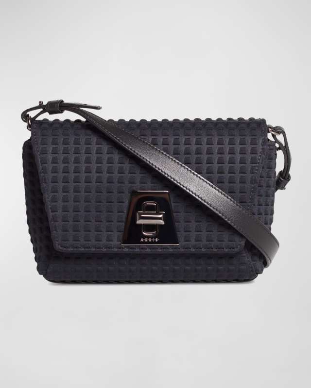 Anouk Little Day Techno Fabric Crossbody Bag