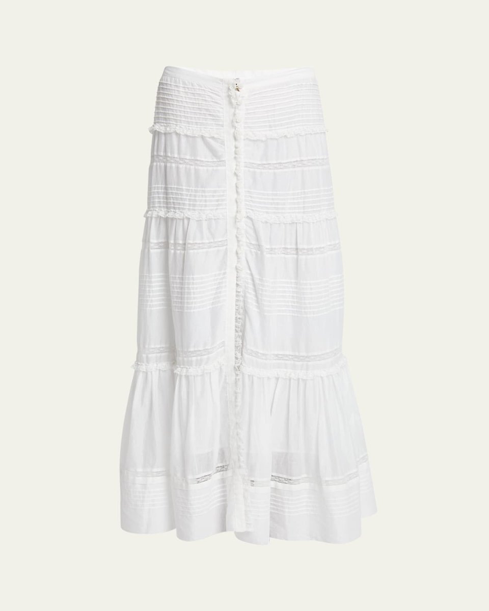 Gihane Lace Maxi Skirt