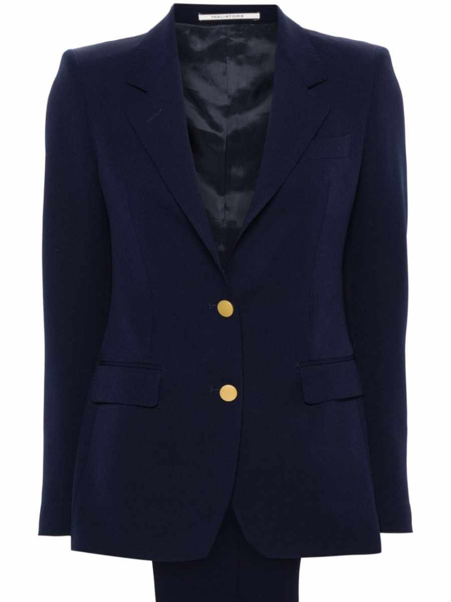 crepe single-breasted suit