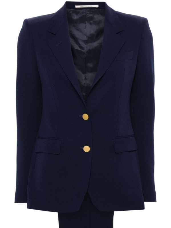 crepe single-breasted suit