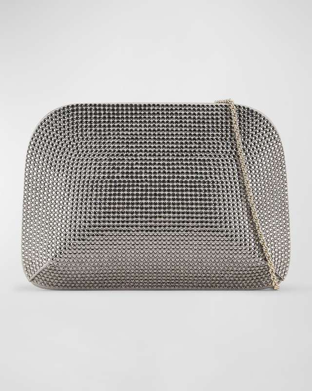 Small Rhinestone Clutch Bag with Chain