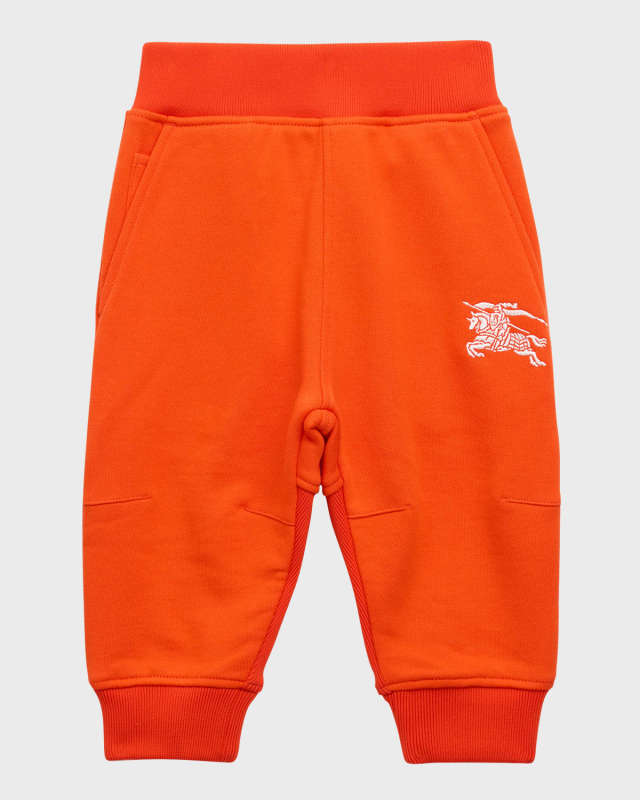 Boy's Gordon Equestrian Knight Design Embroidered Joggers, Size 6M-