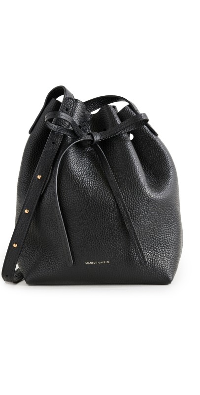 Mansur Gavriel Soft Mini Bucket Bag Black