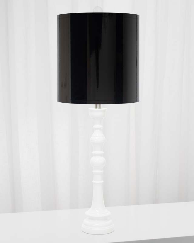 White Spindle Lamp