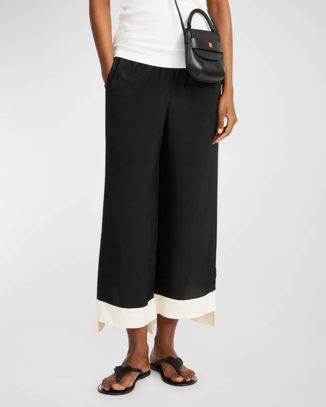 Mirabello Two-Tone Step Pants