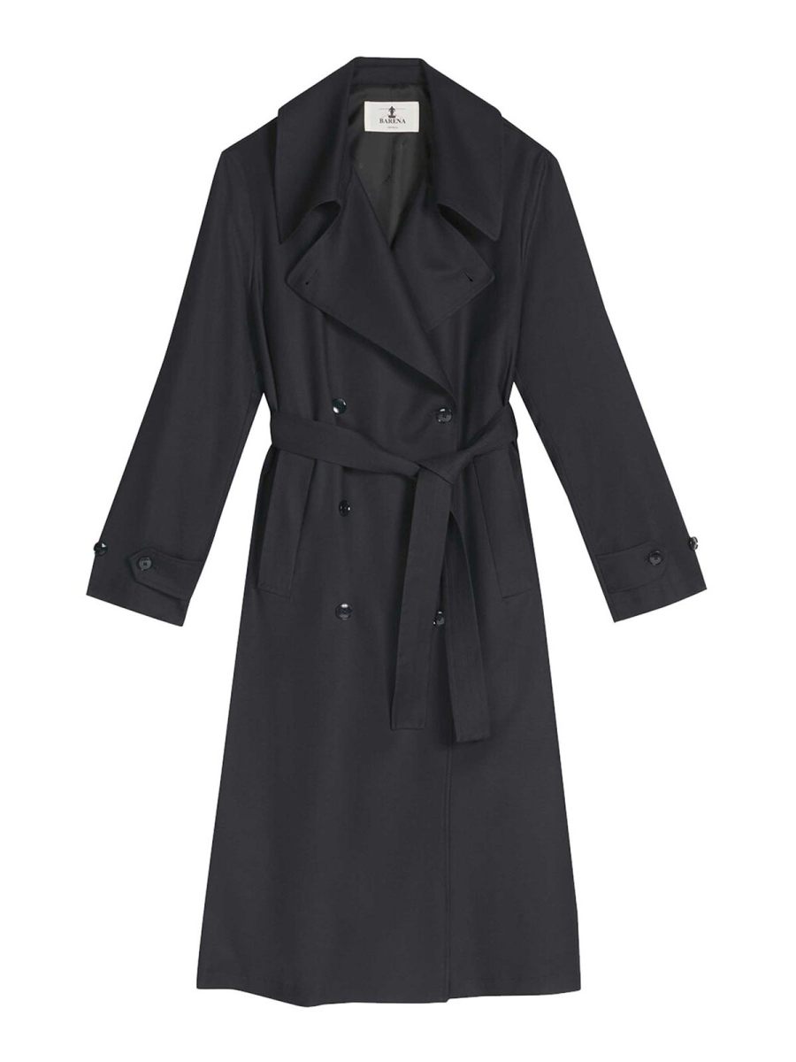 Barena Venezia Manteau Court - Bleu Foncé