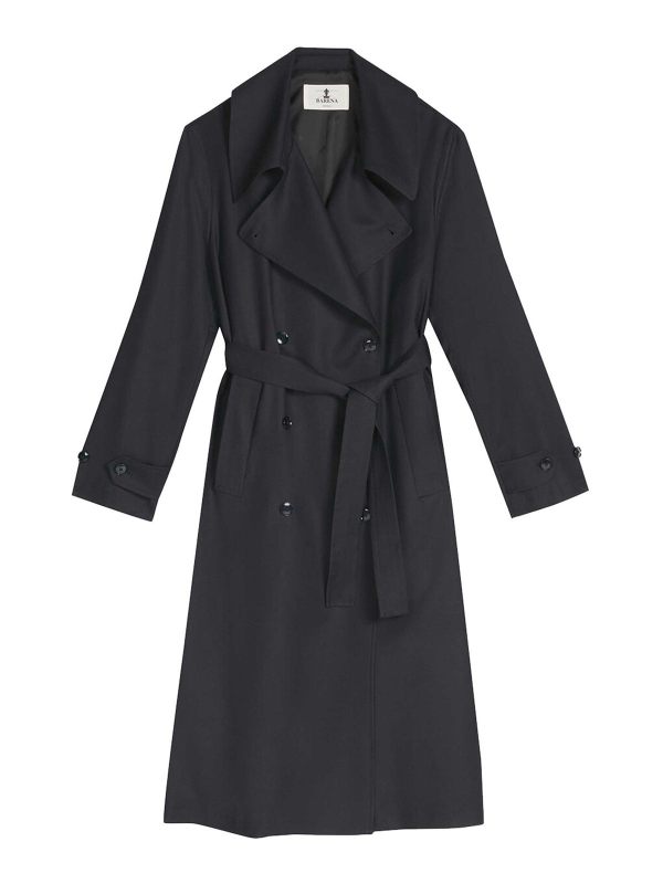 Barena Venezia Manteau Court - Bleu Foncé