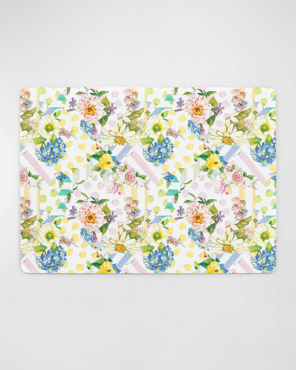 Wildflowers Cork Back Placemats, Set of 4