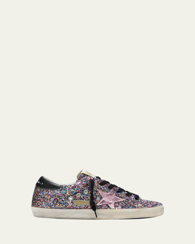 Superstar Multicolored Glitter Low-Top Sneakers