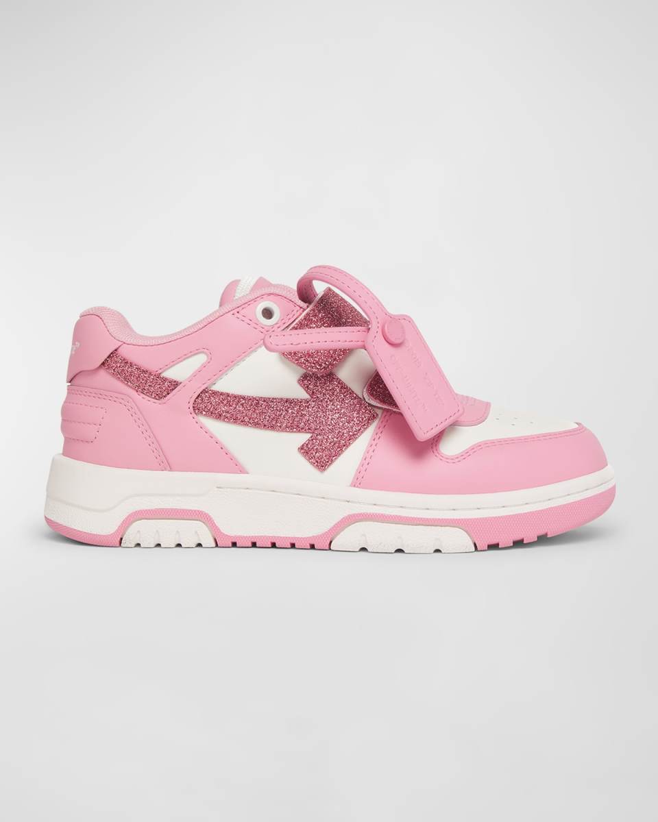 Girl's Out Of Office Leather Low Top Sneakers, Kids