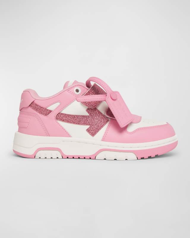 Girl's Out Of Office Leather Low Top Sneakers, Kids