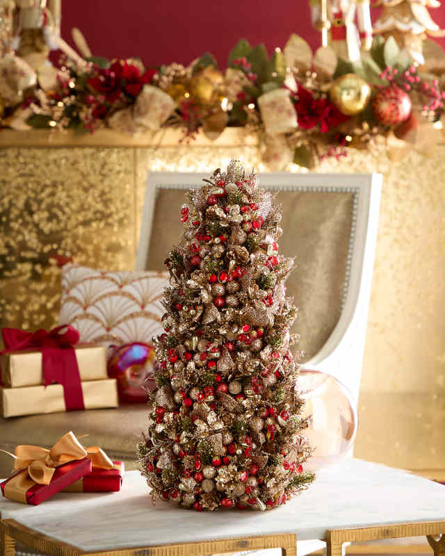 Gilded Holiday 18" Tabletop Tree
