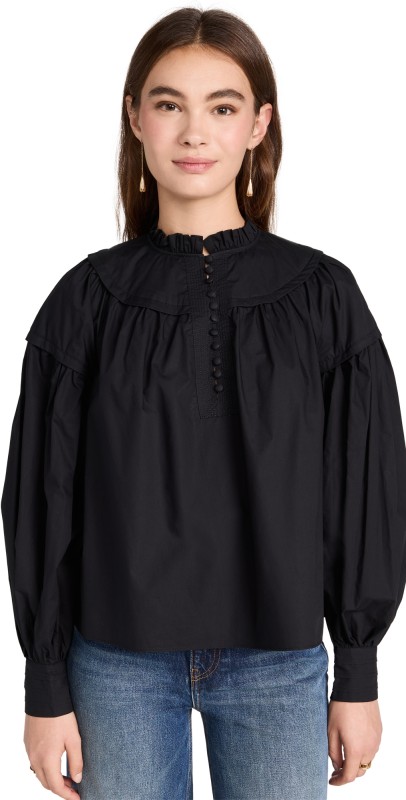 Ulla Johnson Marika Blouse Noir