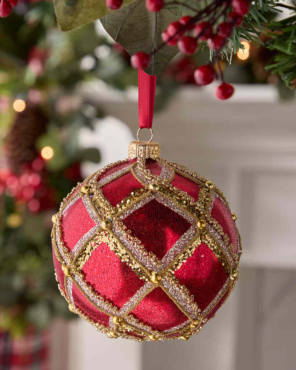 Red Ball Christmas Ornament