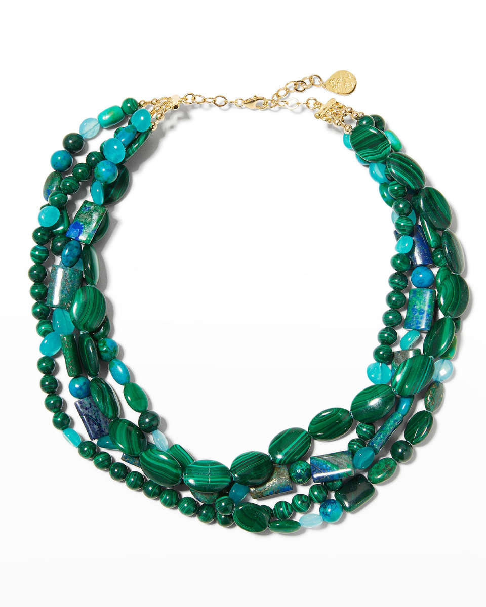 Malachite Multi-Strand Necklace