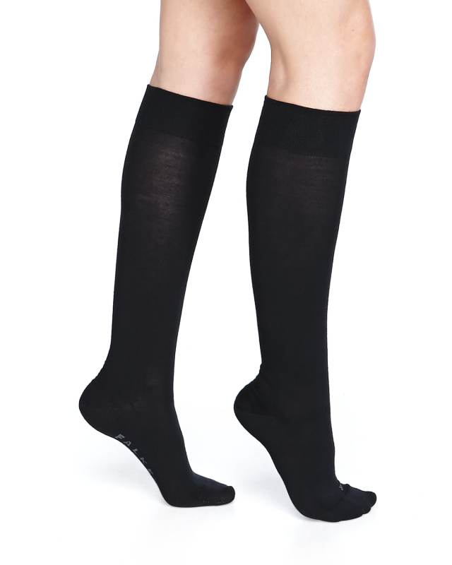 Sensitive Berlin Textured-Band Knee Sock