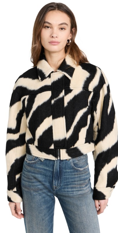 IRO Eraki Jacket Black/Ecru