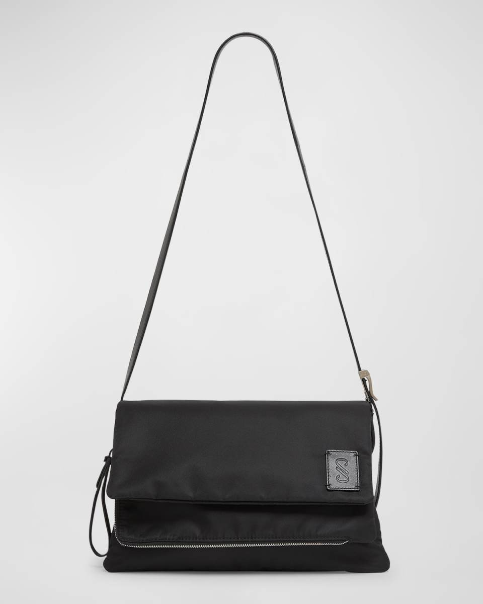 City Small Flap Nylon Shoulder Bag