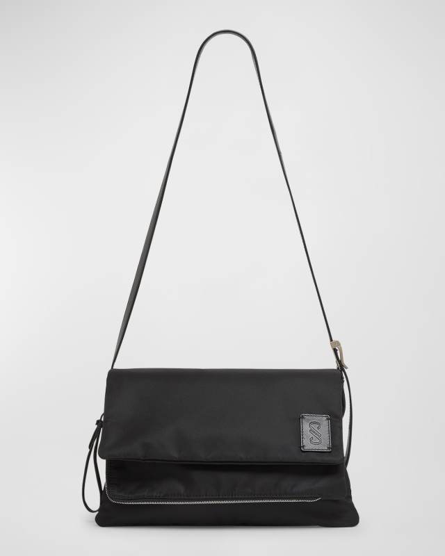 City Small Flap Nylon Shoulder Bag