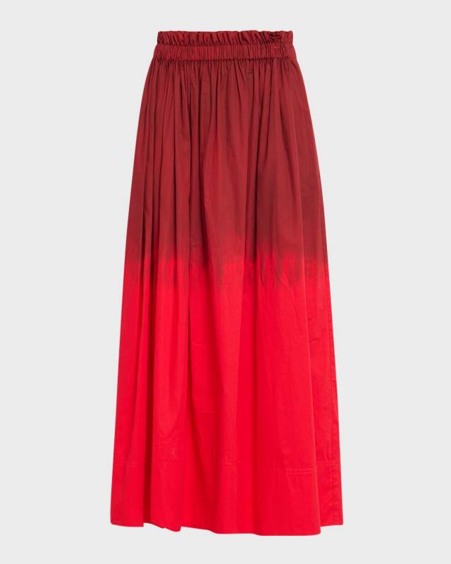 Gina Dip Dyed Midi Skirt