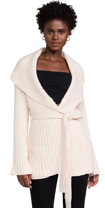 GUIZIO Tullia Slouchy Cardigan Ivory
