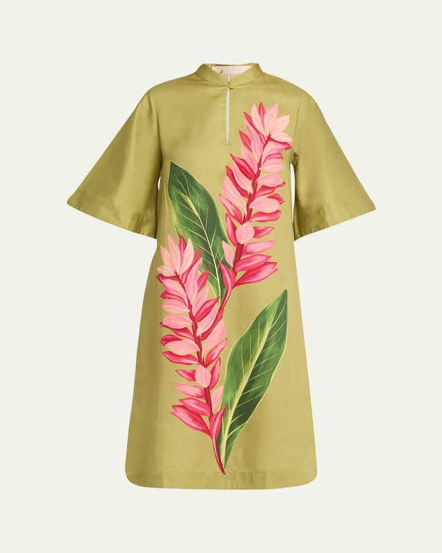 Floral Kaftan City Dress