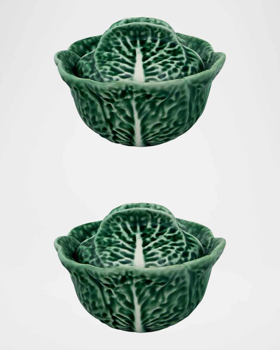 Cabbage 6 oz. Tureens, Set of 2