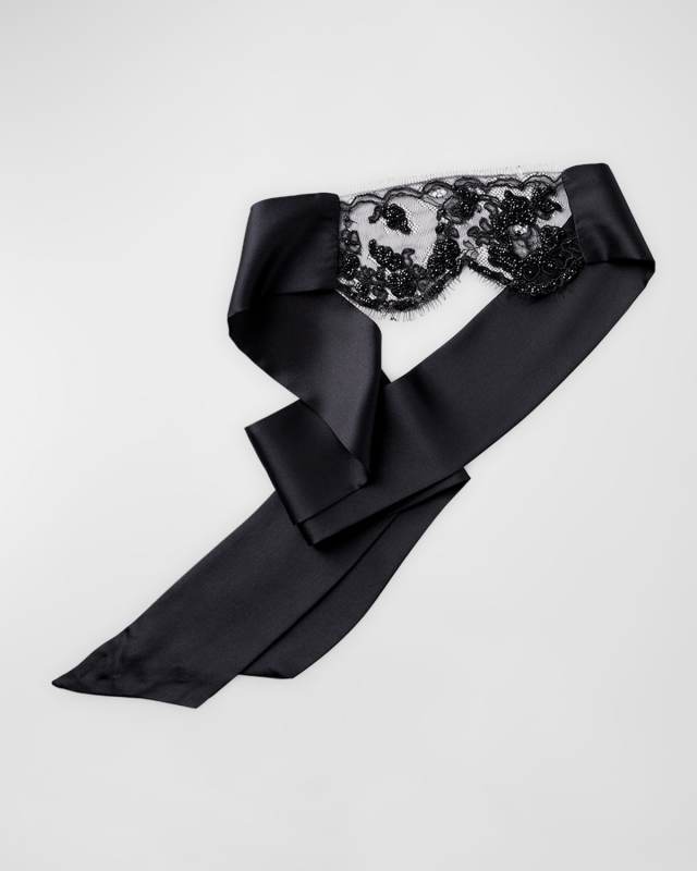 Beaded Lace Blindfold