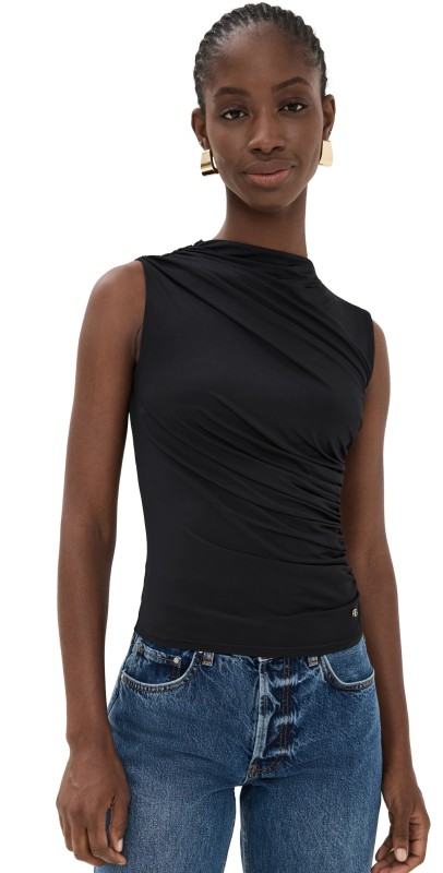 ANINE BING Lucia Top Black