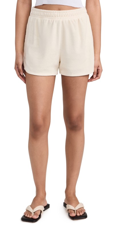 Beyond Yoga Tropez Sweat Shorts Pristine Cream