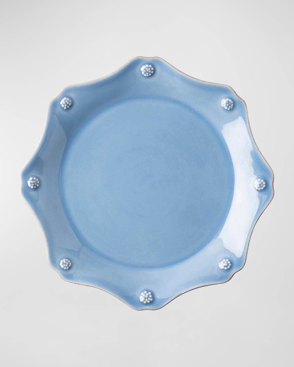 Berry & Thread Chambray Scalloped Dessert/Salad Plate