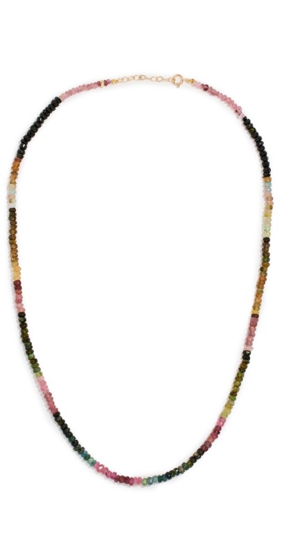 JIA JIA October Tourmaline Beaded Necklace Tourmal