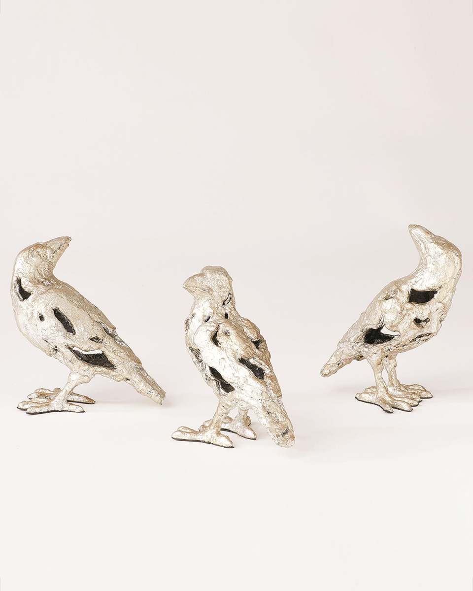 Deconstructed Birds Sculptures, Set of 3