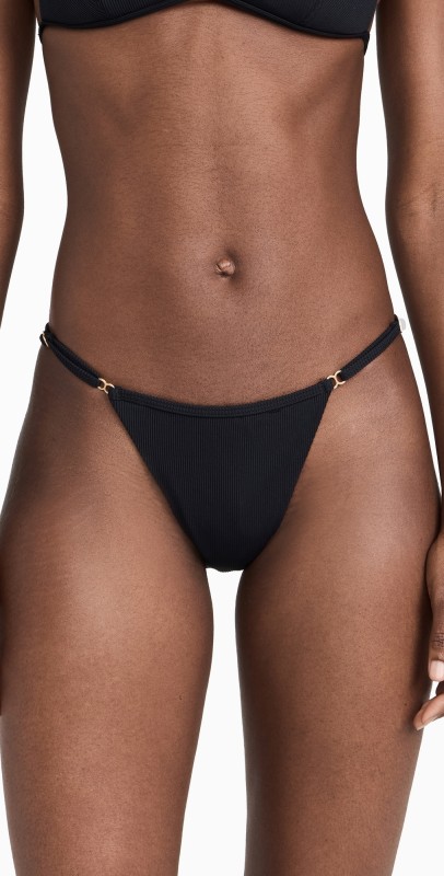 LSPACE Remi Bitsy Bikini Bottoms Black