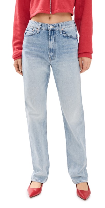 MOTHER High Waisted Study Skimp Jeans Silent Treatment