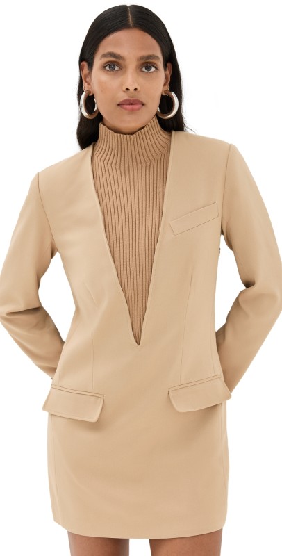 STAUD Mott Dress Camel