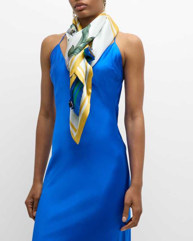Veronica Double-Sided Silk Scarf
