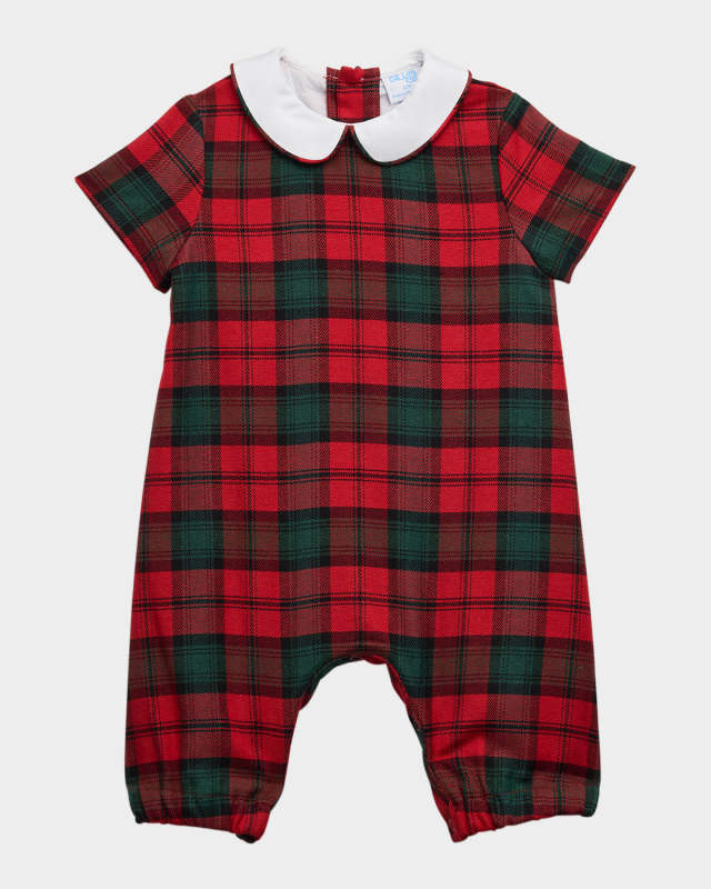 Boy's Tartan Jon Jon, Size 6M-24