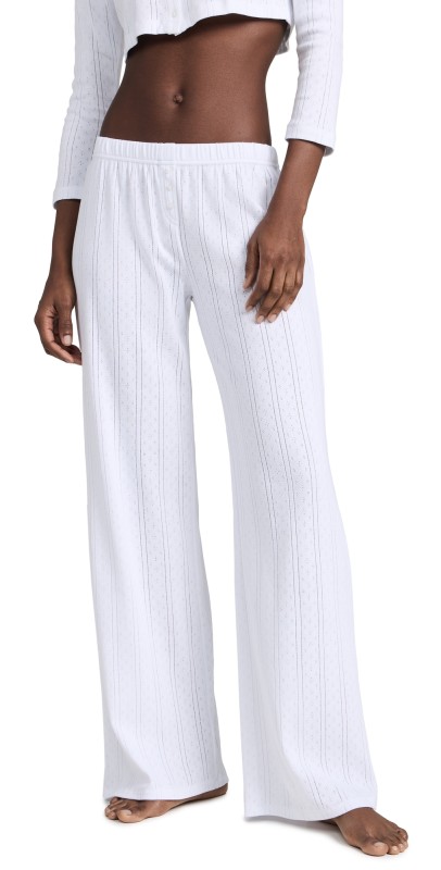 COUCOU The Pointelle Pants White
