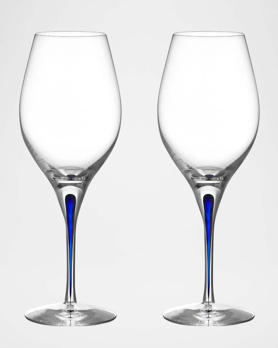 Intermezzo Blue Wine Glasses, Set of 2