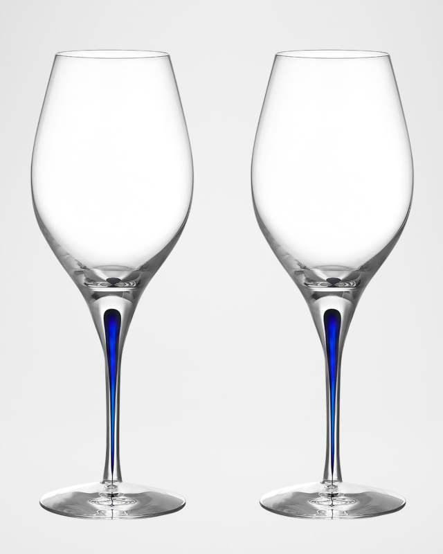 Intermezzo Blue Wine Glasses, Set of 2